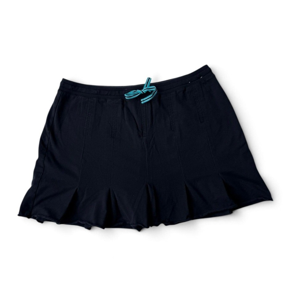 Venezia Sport Womens Skort 14/16 Black Athletic Tenniscore Y2K Sporty Golfcore
